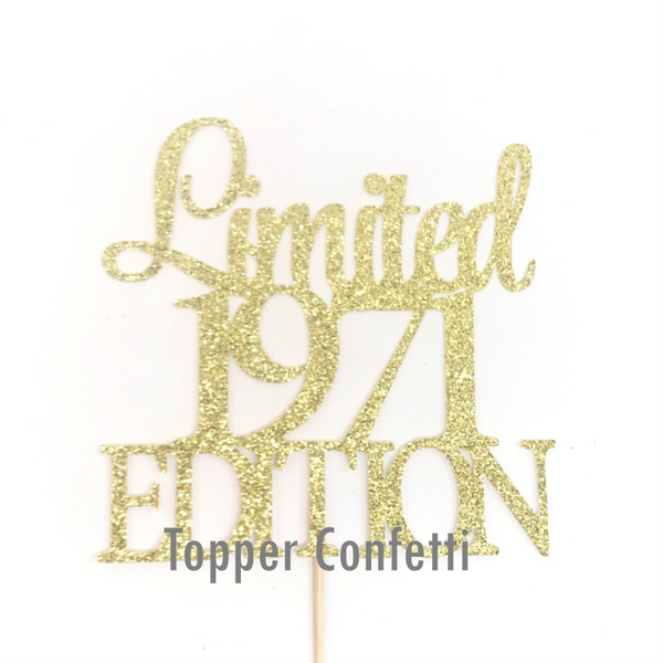 Limited 1971 Edition Cake Topper