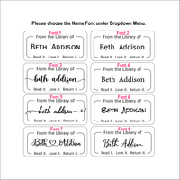 From the Library of Label, Custom Name