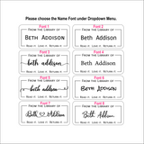 From the Library of Label, Custom Name