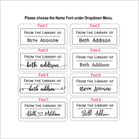 From the Library of Label, Custom Name