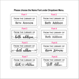 From the Library of Label, Custom Name