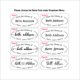 From the Library of Label, Custom Name