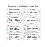From the Library of Label, Custom Name