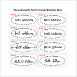 From the Library of Label, Custom Name