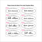 From the Library of Label, Custom Name