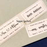 From the Library of Label, Custom Name
