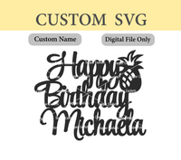 Custom Name Happy Birthday Digital File