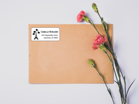 Eiffel Tower Address Label
