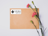 Fleur de Lis Address Label
