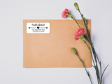 Custom Address Label Heart Arrow
