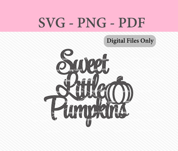 Sweet Little Pumpkins Digital Files