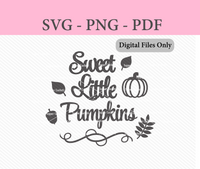Sweet Little Pumpkins Digital Files