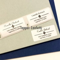 Fleur de Lis Address Label