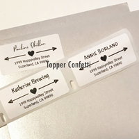 Custom Address Label Heart Arrow