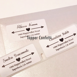 Custom Address Label Heart Arrow