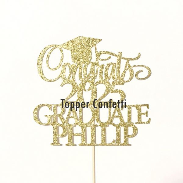 Custom Congrats Graduate Cake Topper