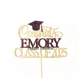 Custom Congrats Class of Cake Topper