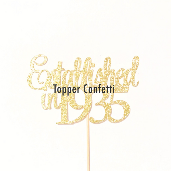 Established in 1935 Cake Topper