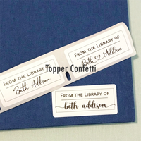 From the Library of Label, Custom Name