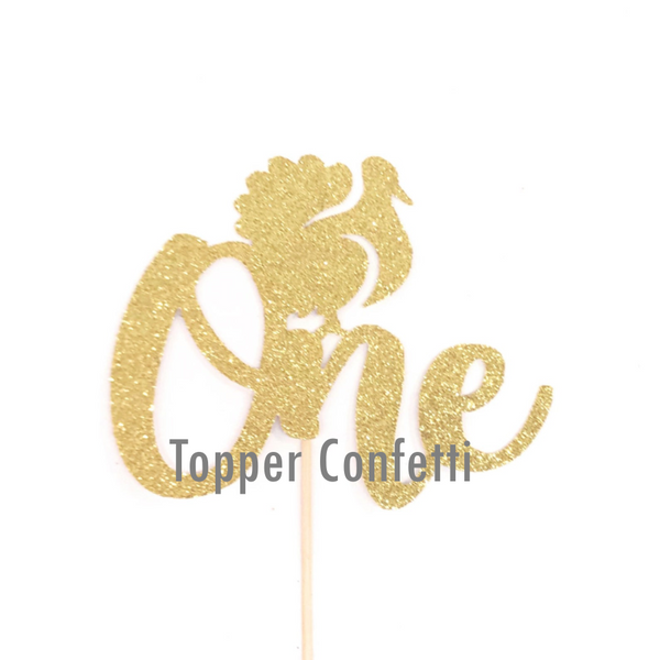 Turkey One Cake Topper