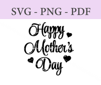 Happy Mother's Day Digital Files