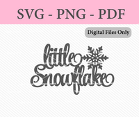 Little Snowflake Digital Files