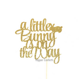 A Little Bunny is on the Way Cake Topper