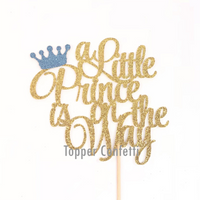A Little Prince is on the Way Cake Topper