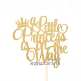 A Little Princess is on the Way Cake Topper