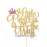 A Little Princess is on the Way Cake Topper