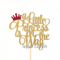 A Little Princess is on the Way Cake Topper