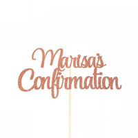 Custom Confirmation Cake Topper