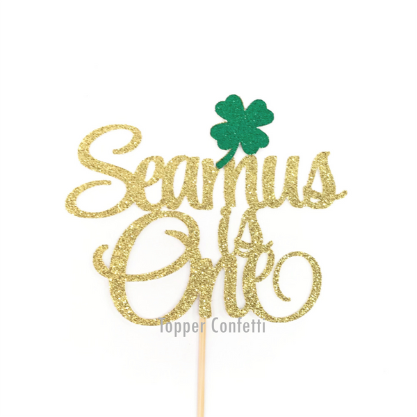 Custom Lucky One Cake Topper