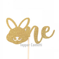 Bunny One Cake Topper