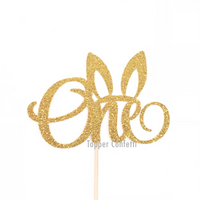 Bunny One Cake Topper
