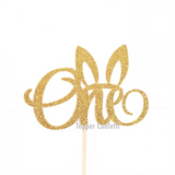 Bunny One Cake Topper