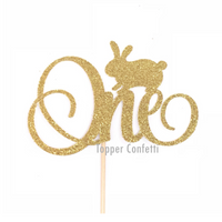 Bunny One Cake Topper