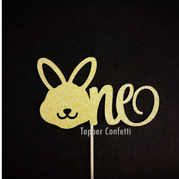 Bunny One Cake Topper