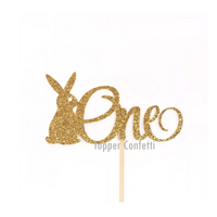 Bunny One Cake Topper