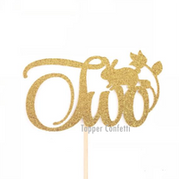 Bunny Two Cake Topper