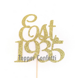 Est 1935 Cake Topper
