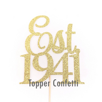 Est 1941 Cake Topper