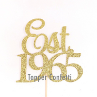 Est 1965 Cake Topper