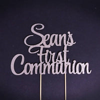 Custom First Communion Cake Topper