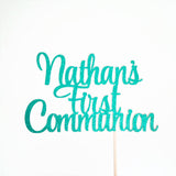 Custom First Communion Cake Topper