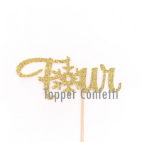 Four Cake Topper