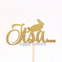 It's a... Cake Topper