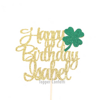 Custom Happy Birthday Cake Topper