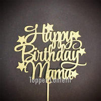 Happy Birthday Mama Cake Topper