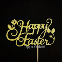 Happy Easter Cake Topper